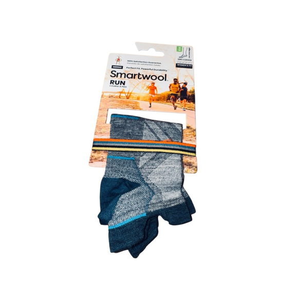 Women's Smartwool Hosiery & Socks Grey Dark Blue Accents - Picture 1 of 3